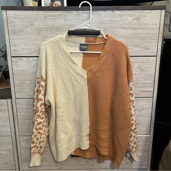 Camilla Animal Colorblock Pullover Sweater - Picture 3 of 5